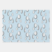 Tropfen Geschenkpapier Set (Vorderseite 3)