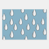 Tropfen Geschenkpapier Set (Vorderseite 2)