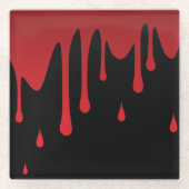 Tropfen Glasuntersetzer (Vorderseite)