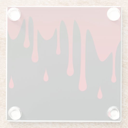 Tropfen Glasuntersetzer (Rückseite)