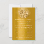 Tropfen Glitzer Baby Shower Feet Gold VIP Girl Boy Einladung (Vorderseite)