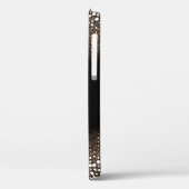 Tropfen Glitzer Goldener Regen Glamour Glamour Nam Case-Mate iPhone Hülle (Rückseite / Links)