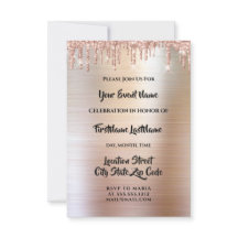 Tropfen Glitzer Tropfen Rose Bridal Wedding