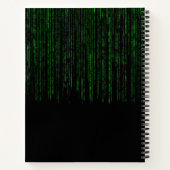 Tropfen grün schwarz notizblock (Rückseite)