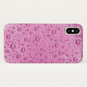 Tropfen heißrosa Wasser Case-Mate iPhone Hülle (Rückseite (Horizontal))