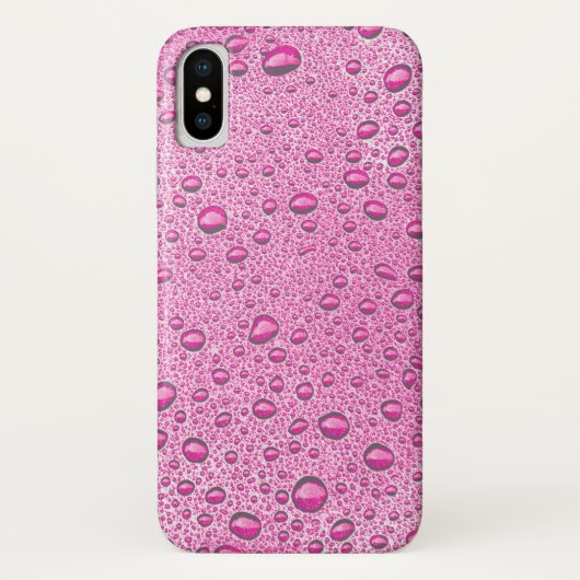 Tropfen heißrosa Wasser Case-Mate iPhone Hülle (Rückseite)