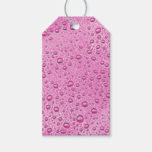 Tropfen heißrosa Wasser Geschenkanhänger