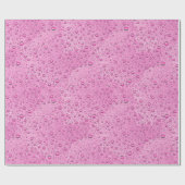 Tropfen heißrosa Wasser Geschenkpapier (Flach)