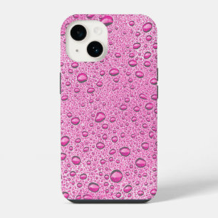 Tropfen heißrosa Wasser iPhone 14 Hülle