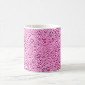 Tropfen heißrosa Wasser Kaffeetasse (Mittel)