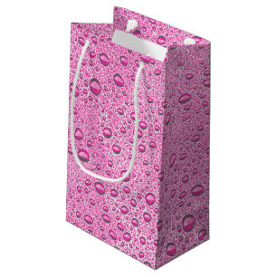 Tropfen heißrosa Wasser Kleine Geschenktüte