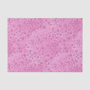 Tropfen heißrosa Wasser Seidenpapier