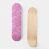 Tropfen heißrosa Wasser Skateboard (Vorderseite)