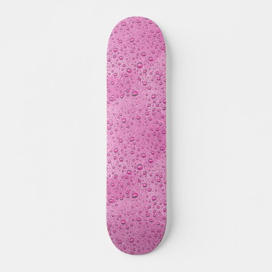 Tropfen heißrosa Wasser Skateboard (Vorne)