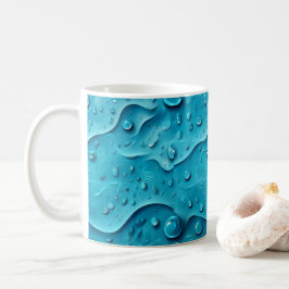 Tropfen im Ozean-Muster Kaffeetasse