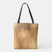 Tropfen in Gold Honey Glitzer Hübsche Tropfen Tasche (Rückseite)