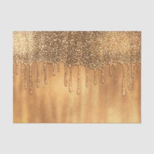 Tropfen in Gold Honey Glitzer Sweet 16 Party Seidenpapier