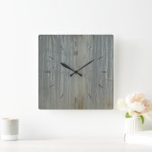 TROPFEN IN METALL | Industrie- oder Stadtdekoratio Quadratische Wanduhr (Zuhause)