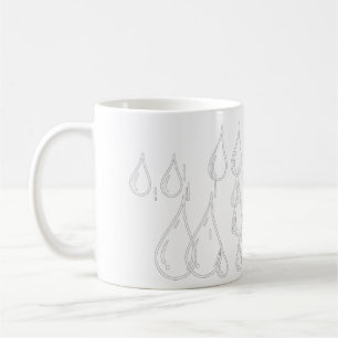 Tropfen Kaffeetasse