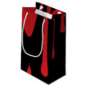 Tropfen Kleine Geschenktüte (Rückseite Schrägansicht)
