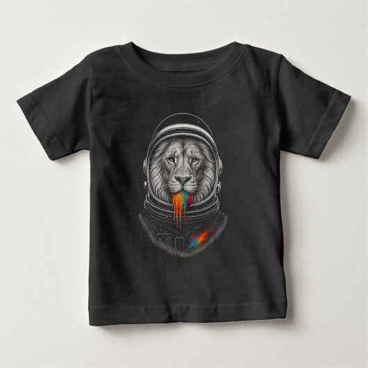Tropfen kosmischer Löwe Baby T-shirt (Vorderseite)