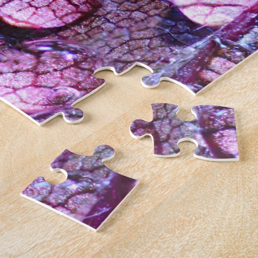 Tropfen lila Blatt 20' x 20' 676 Stück Puzzle (Seite)
