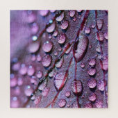 Tropfen lila Blatt 20' x 20' 676 Stück Puzzle (Vertikal)