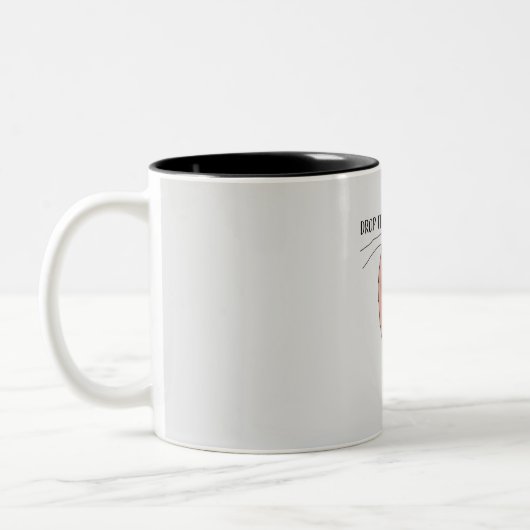 Tropfen mag es eine Sloth-Tasse Zweifarbige Tasse (Links)