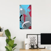Tropfen nach unten poster (Heimbüro)