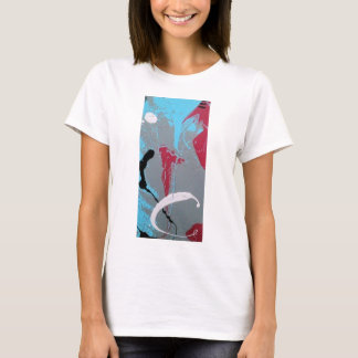 Tropfen nach unten T-Shirt
