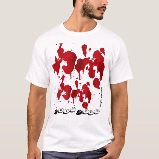 Tropfen nach unten T-Shirt (Vorderseite)