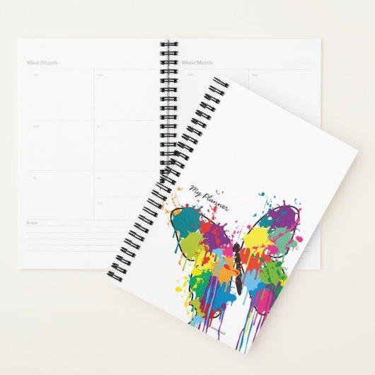 Tropfen Paint Abstrakt Butterfly Planner Planer (Anzeige)