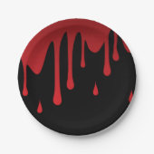 Tropfen Pappteller (Vorderseite)