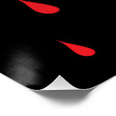 Tropfen Poster (Ecke)