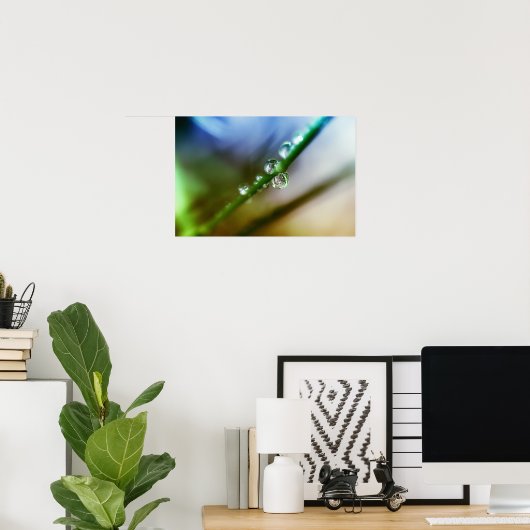 Tropfen Poster (Heimbüro)