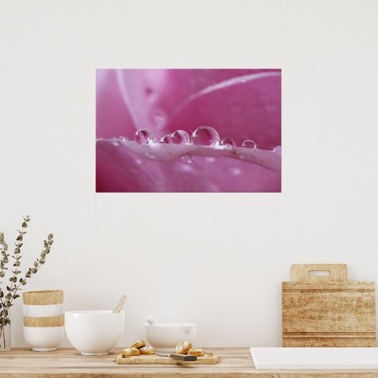 Tropfen Poster (Küche)