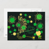 Tropfen Postkarte (Vorne/Hinten)