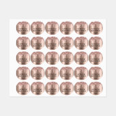 Tropfen Rose Körperkosmetik Balmseifennagel Etiket Etiketten (Blatt)