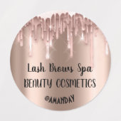 Tropfen Rose Körperkosmetik Balmseifennagel Etiket Etiketten (Design 2)