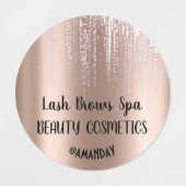 Tropfen Rose Körperkosmetik Balsam Seifennagel Del Etiketten (Design 1)