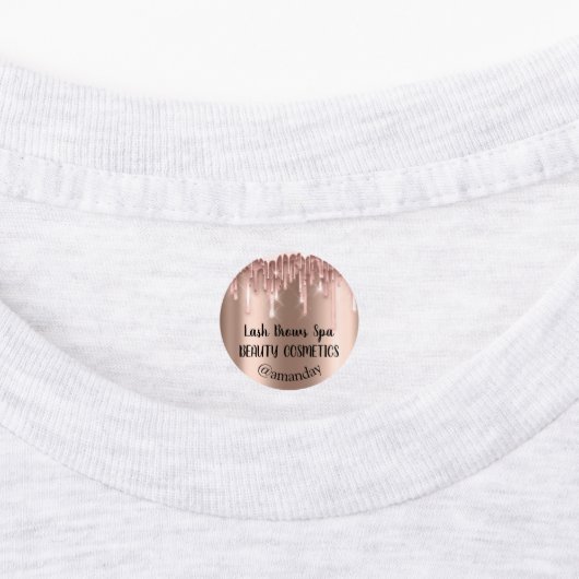 Tropfen Rose Körperkosmetik Balsam Seifennagel Etiketten (Befestigt)