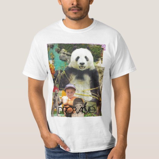 Tropfen-Säure-Collage T-Shirt (Vorderseite)
