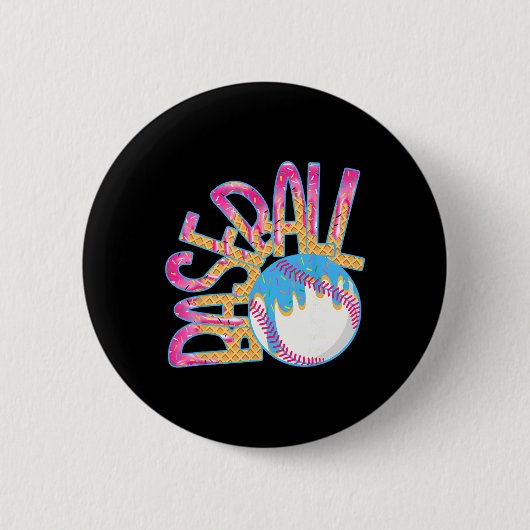Tropfen Sell Game Day Ice Creme Tropfen Junge Jung Button (Vorderseite)