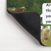 Tropfen-Stich-Schafe Mousepad (Ecke)