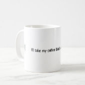 Tropfen-Tasse des Kaffee-IV Kaffeetasse (Vorderseite Links)