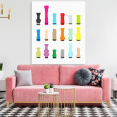 Tropfen Tippstile Leinwanddruck (Insitu (Wohnzimmer))