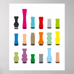 Tropfen Tippstile Poster
