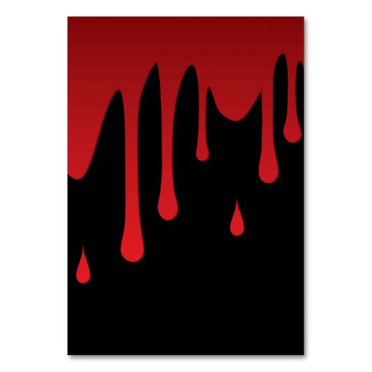 Tropfen Tischnummer (Vorderseite)