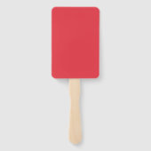 Tropfen Tomato Red Custom Fans - Set von 10 Fächer (Rückseite)
