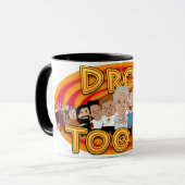 Tropfen Toons Kaffee-Tasse Tasse (Vorderseite Links)